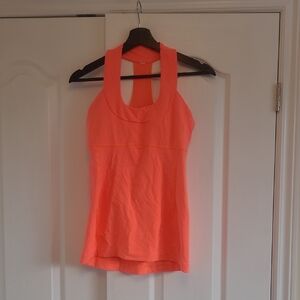 Lululemon Orange Tank Top